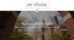 Desktop Screenshot of jhupolitik.org